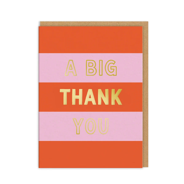 A Big Thank You Mini Card Pack of 6