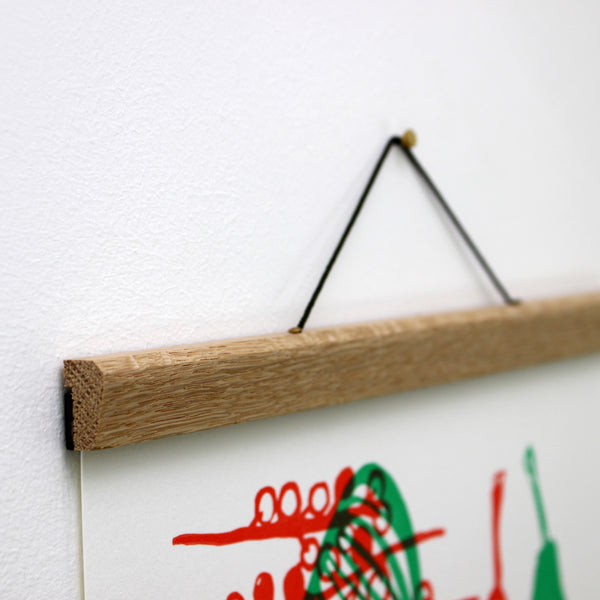 Oak Poster Hangers