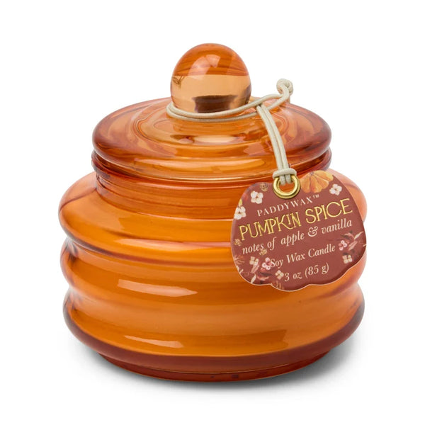 Pumpkin & Spice Orange Glass Candle
