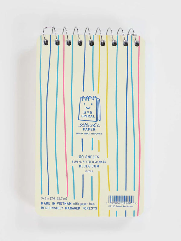 Sweet Little Reminders Spiral Notebook