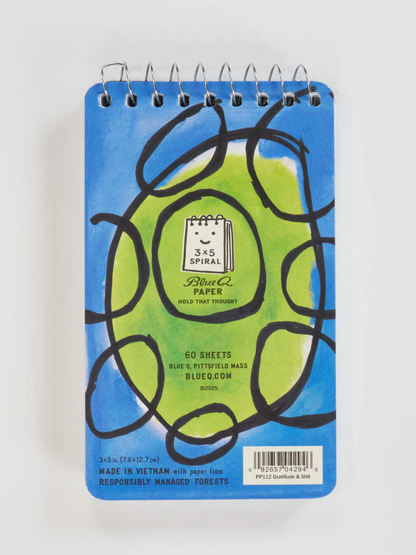 Gratitude & Sh*t Spiral Notebook