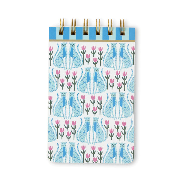 A Dopo Blue Cheetahs Notepad