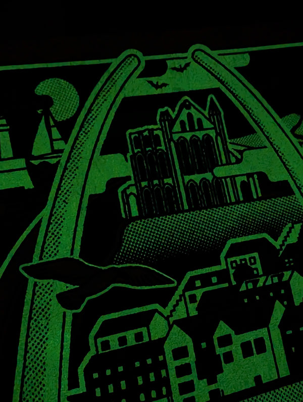 Whitby Screen Print (Glow in the Dark)