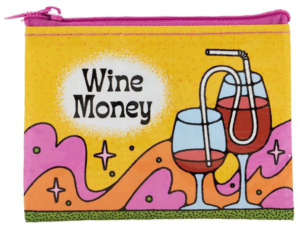 Wine Money Coin Purse by Blue Q