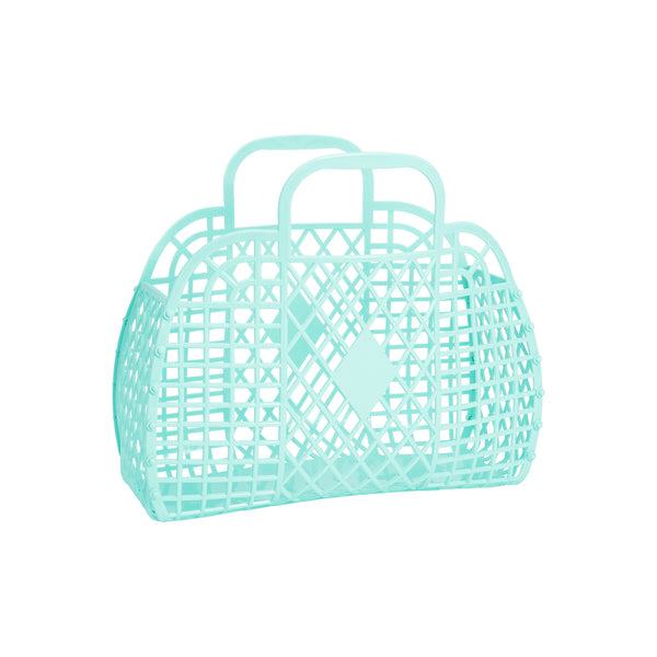 Sun Jellies Retro Basket Jelly Bag - Small seafoam