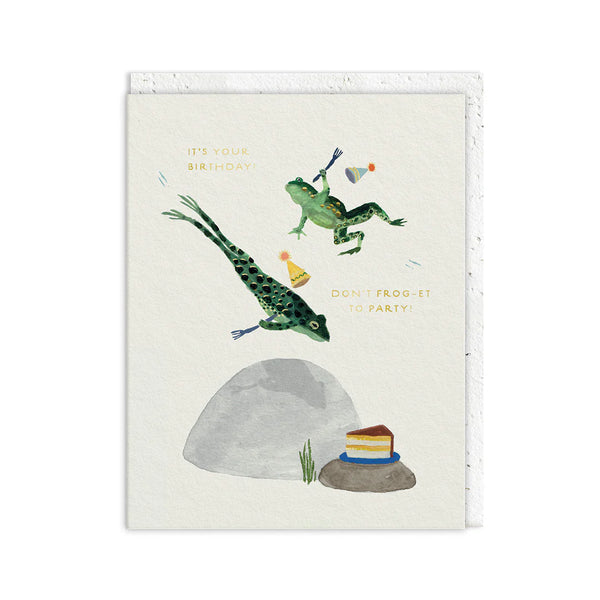 Don't Frog-et to Party (Plantable Envelope)