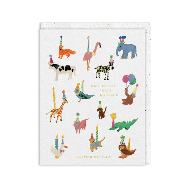 Calling All Party Animals (Plantable Envelope)