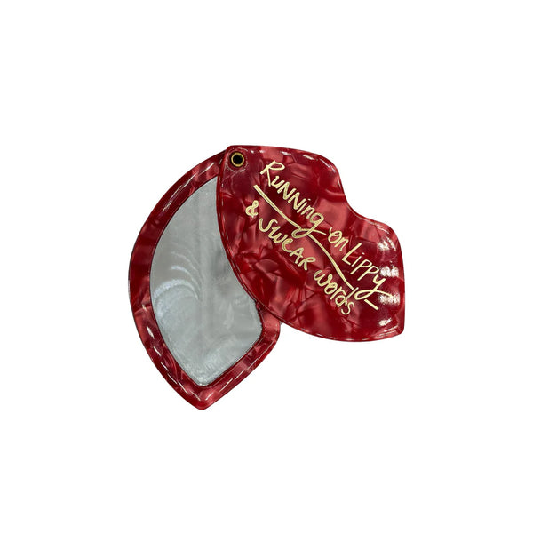 Lips Compact Mirror