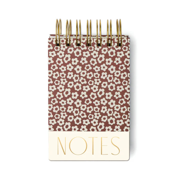 Wire Notepad - Groovy Floral