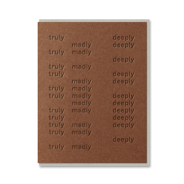 Truly, Madly, Deeply