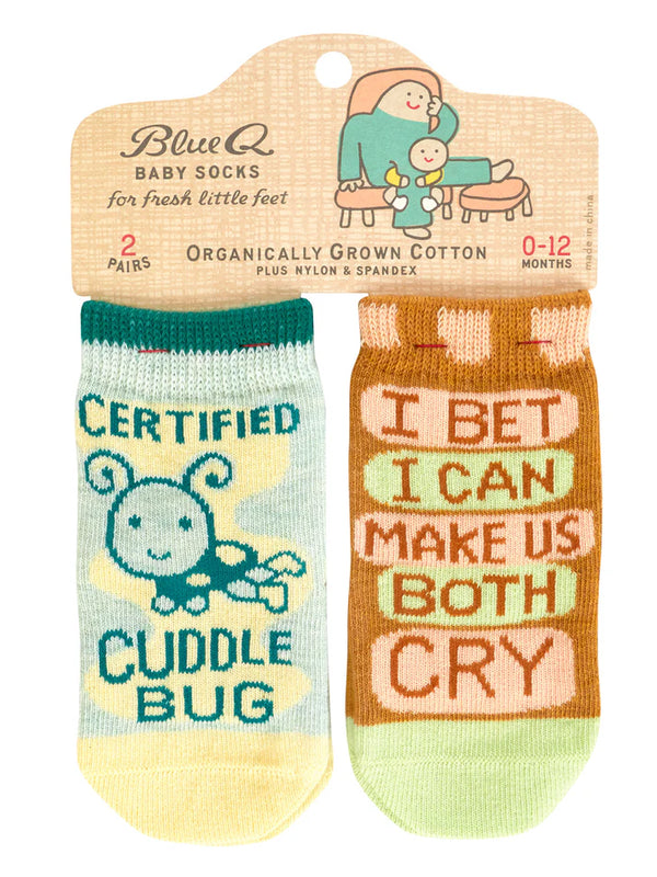 Certified Cuddle Bug Baby Socks Pair