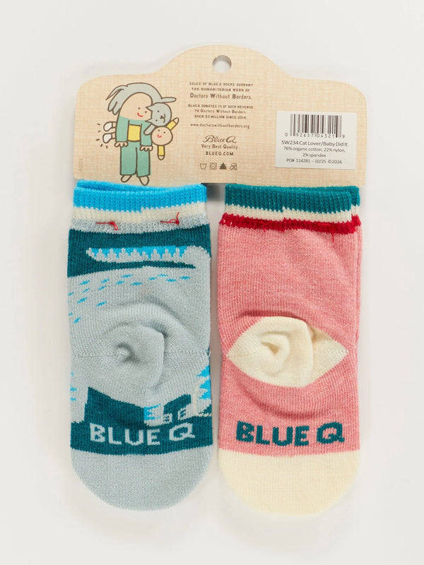 The Baby Did It Baby Socks Pair