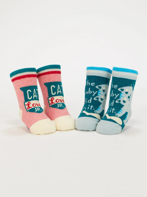 The Baby Did It Baby Socks Pair