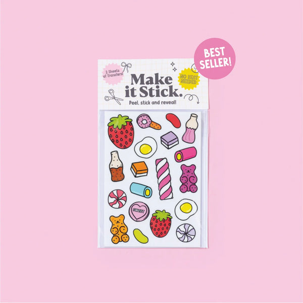 Sweeties Stick and Peel Transfers