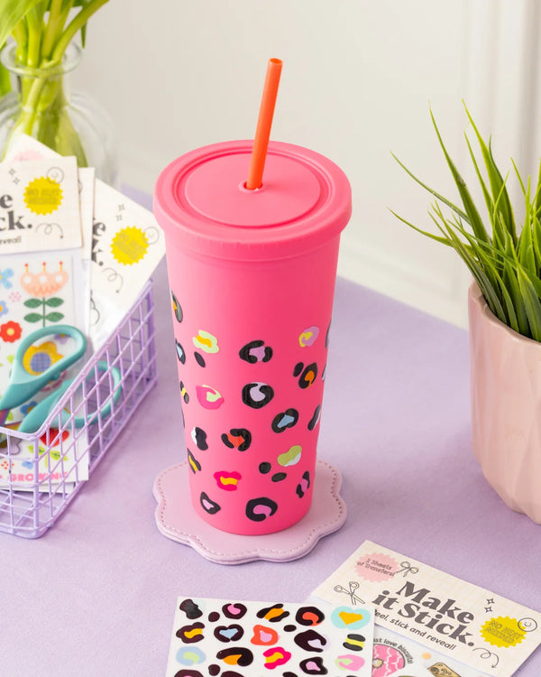 Leopard Print Stick and Peel Transfers