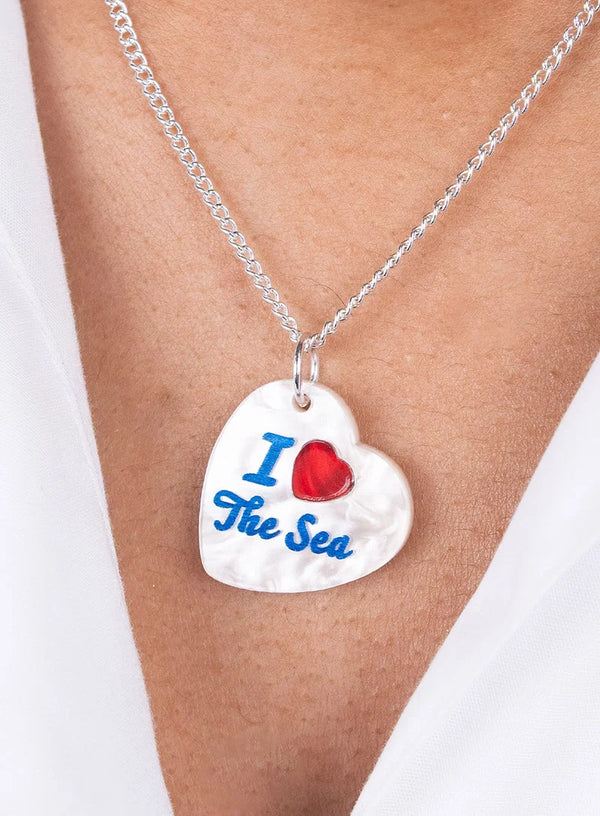 Seaside Heart Pendant Necklace