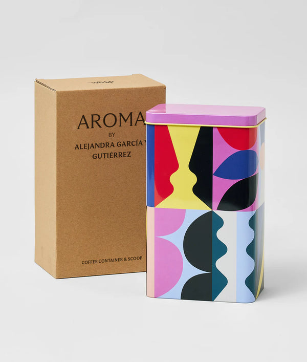 Abstract Shapes Coffee Tin by Wrap