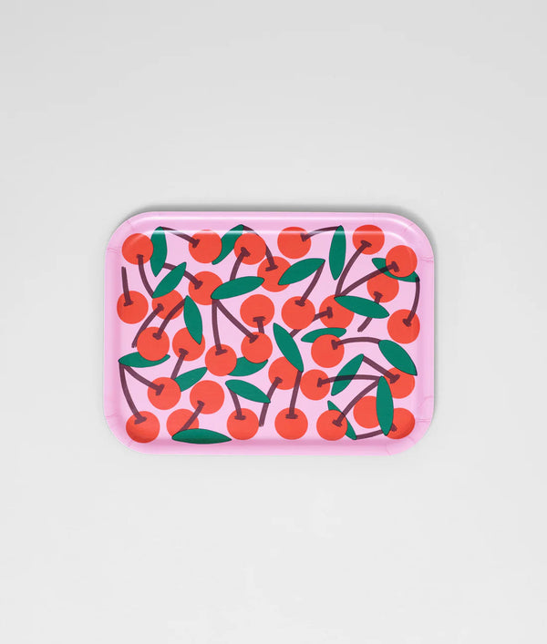 Cherries Pink Mini Tray