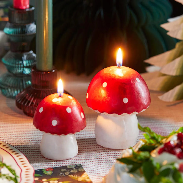 Midnight Forest Mushroom Candle by Talking Tables