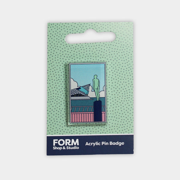 Voyage Statue Acrylic Pin