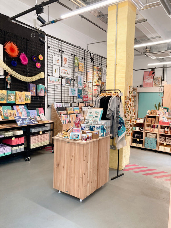 Colourful gift shop in Hull, UK