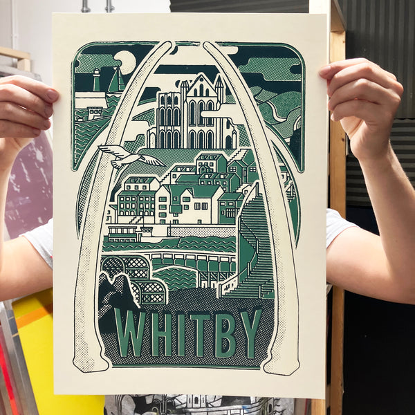 Whitby Screen Print (Glow in the Dark)