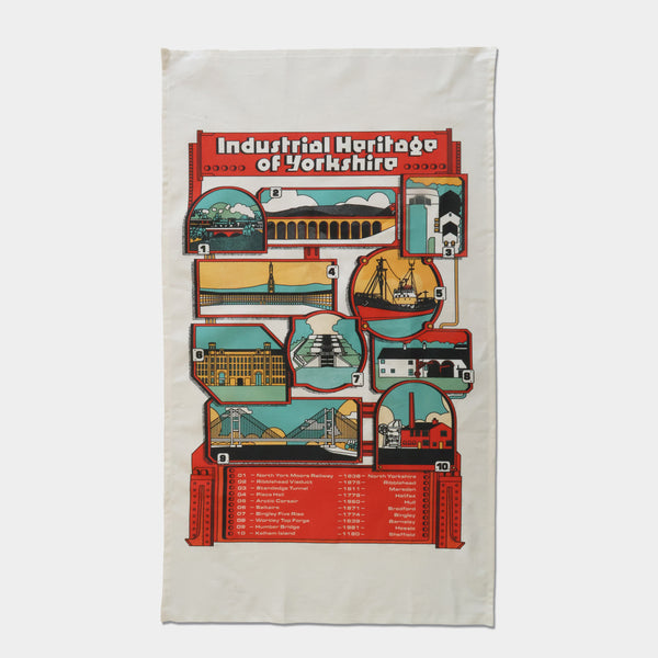Industrial Heritage of Yorkshire Tea Towel