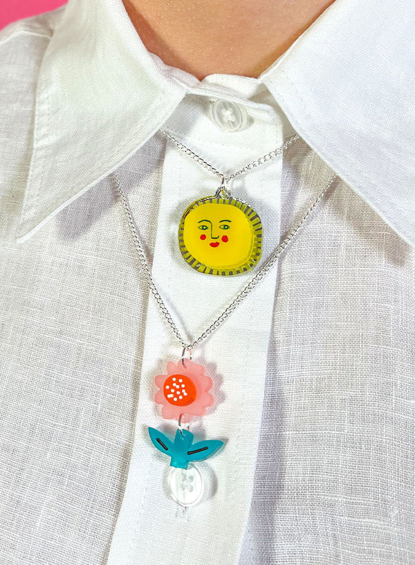 Springtime Flower Pendant by Tatty Devine