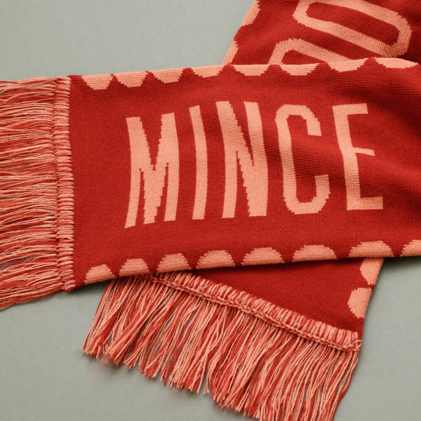 Mince Pie Appreciation Society Knitted Scarf