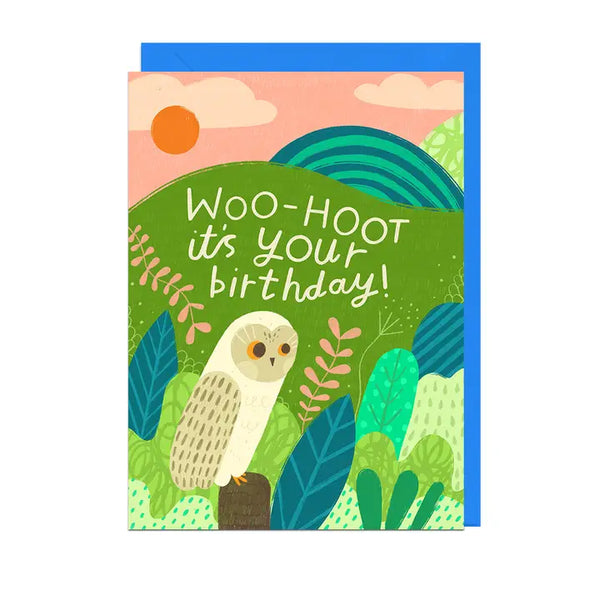 Hoot Birthday Owl by Jolly Awesome