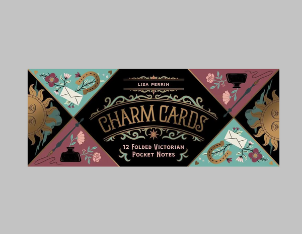 Luck, Love & Dreams Charm Cards - 12 Folded Victorian Pocket Notes