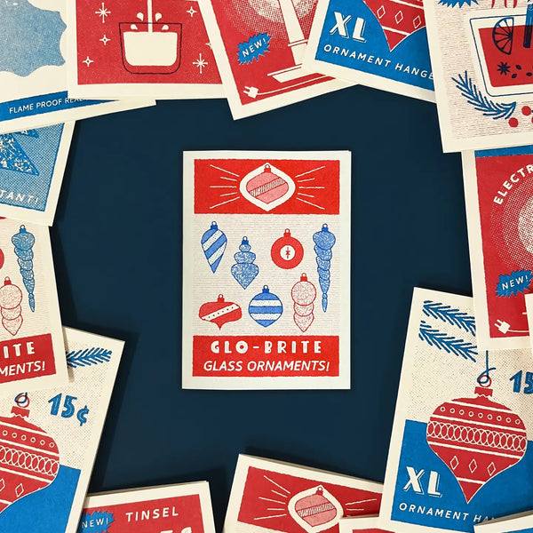 Glo-Brite Glass Baubles