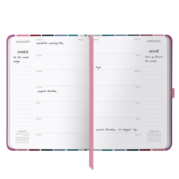 2027 Busy Life Diary - Multi-Stripe