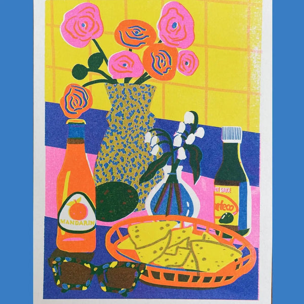 Still Life 2 Mini Riso Print