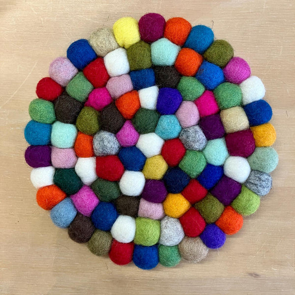 Felt Ball Trivet by Paper High