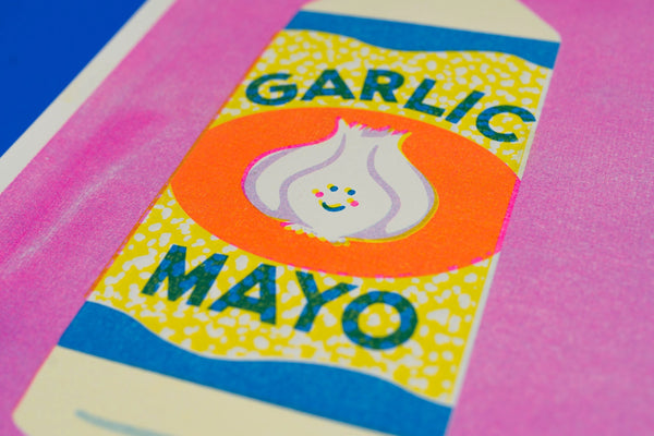 Garlic Mayo Riso Print
