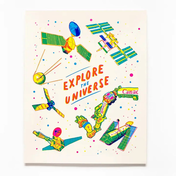 Explore the Universe Screenprint