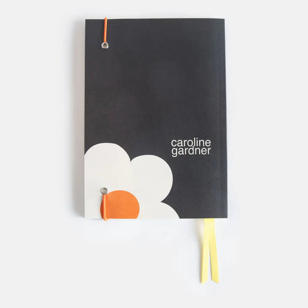 Charcoal Big Flower A5 Notebook