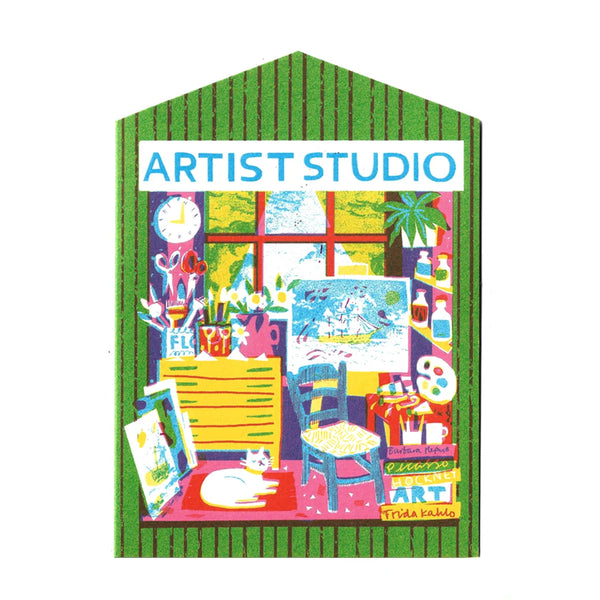 Artist Studio Die-Cut Card