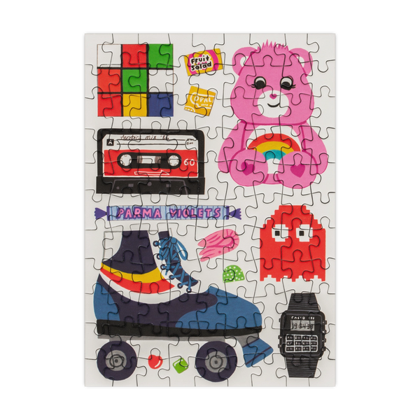 Retro '80s 99 Piece Mini Jigsaw Puzzle