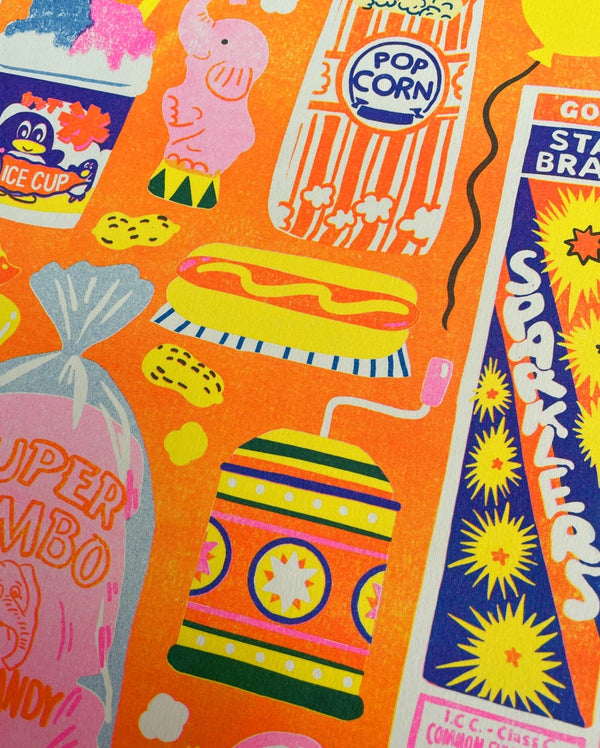 Fun Fair Riso Print