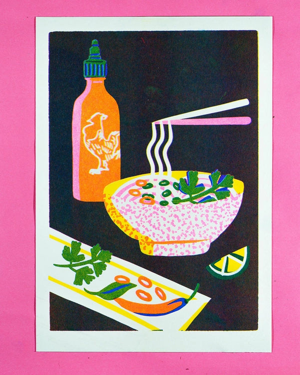 Noodle Riso Print
