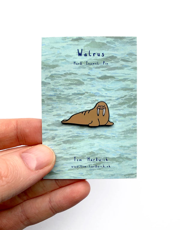 Walrus Enamel Pin Badge