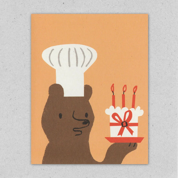 Baker Bear Mini Card
