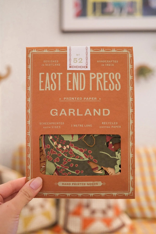 Dinosaurs Screenprinted Paper Garland