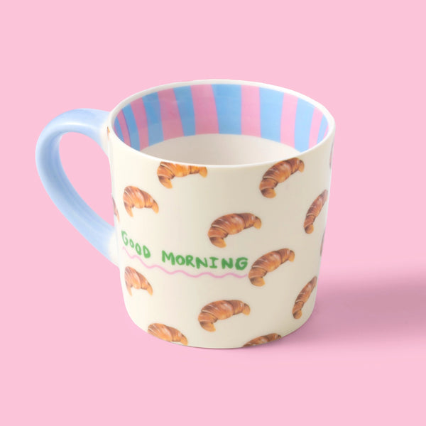 Good Morning Croissant Mug