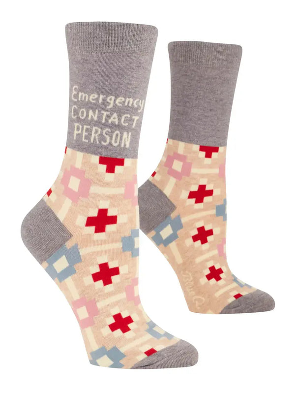 Emergency Contact Person Women's Socks