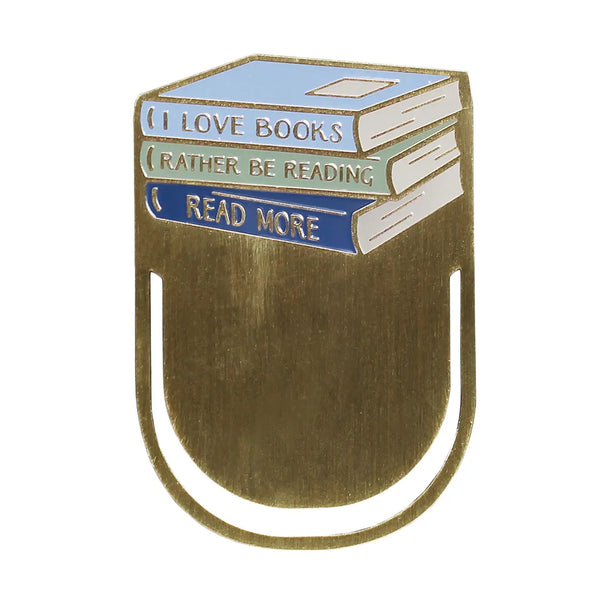 Rather Be Reading Metal Bookmark