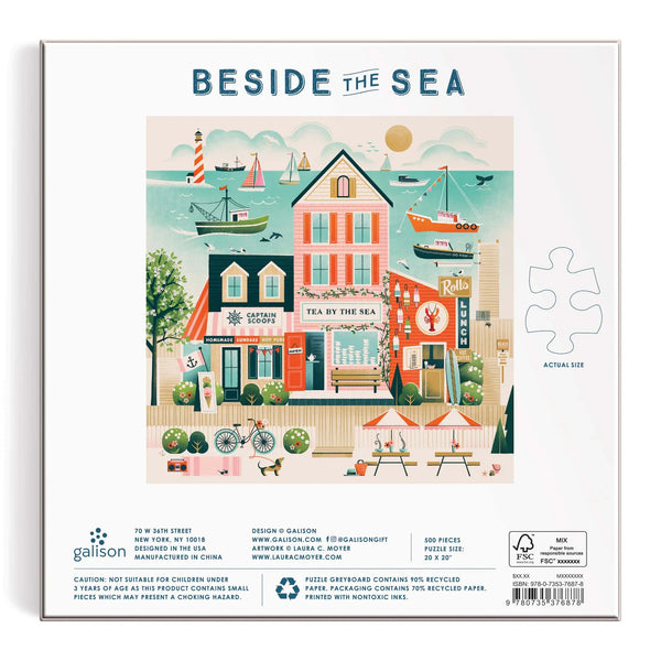 Beside the Sea 500 Piece Jigsaw Puzzle