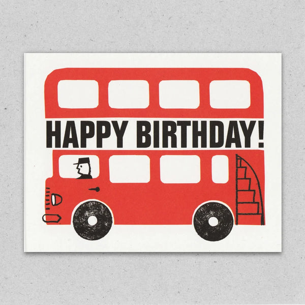 Birthday Bus Mini Card